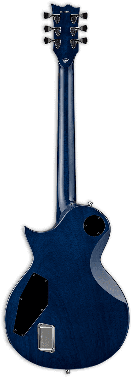 E-II Eclipse Burled Maple Blau Natur Verlauf