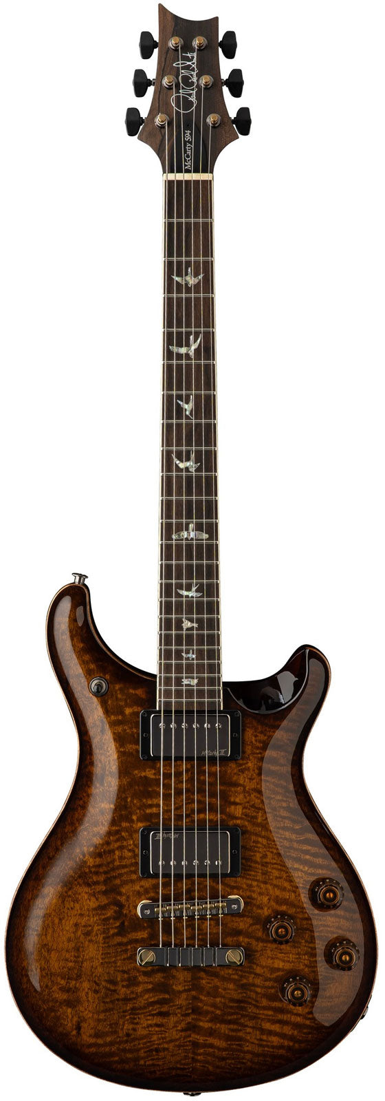 McCarty 594 Mango-Decke LTD Schwarz-Gold Burst