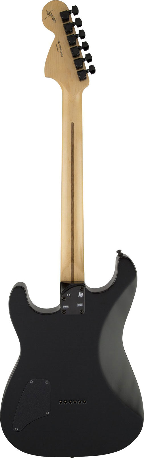 Stratocaster Signatur Jim Root Ebo Mattschwarz