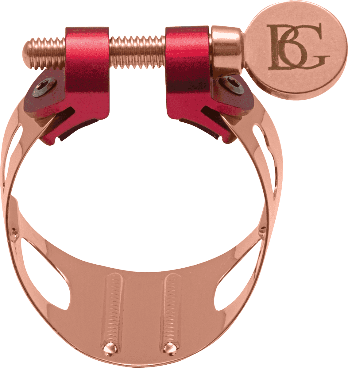 Ligatur Duo Roségoldbeschichtet - B-Klarinette/Altsaxophon