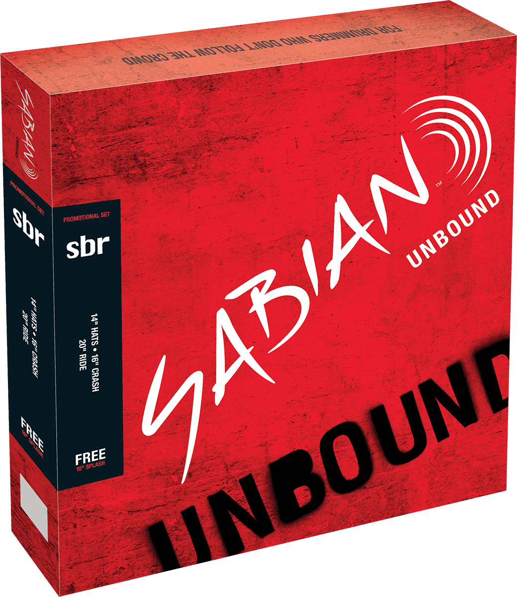 SBR5003G - Harmonisches Set 14/16/20 + Splash 10" gratis +90 TAGE DRUMEO-TESTZUGANG