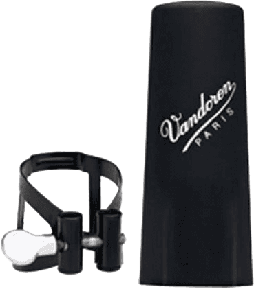 LIGATURE M/O Bb BLACK UND KAPSEL PLASTIK - LC51BP