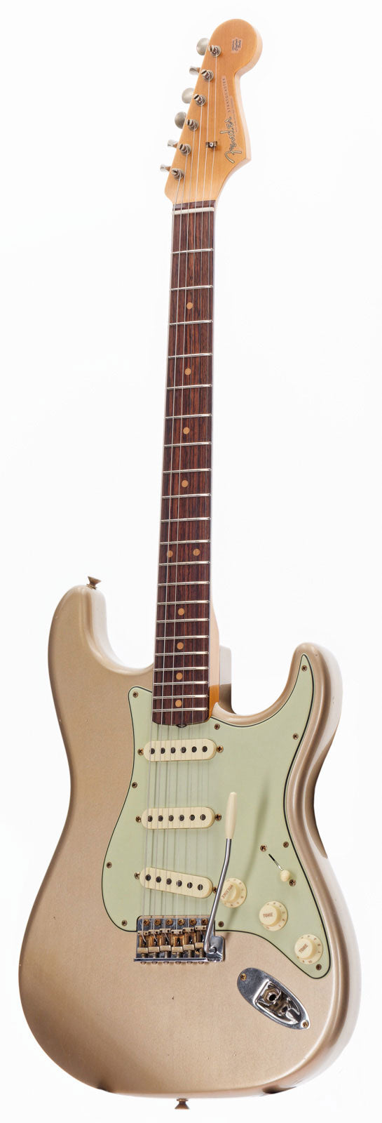 Stratocaster 59 Cs Rw Journeyman Faded Shoreline Gold