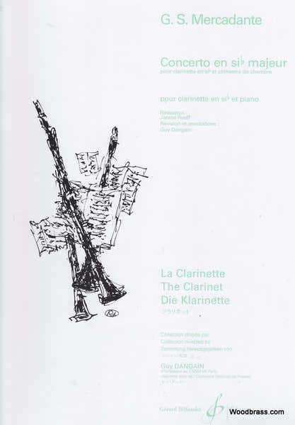Mercadante G.S. - Concerto En Si B Majeur - Clarinette