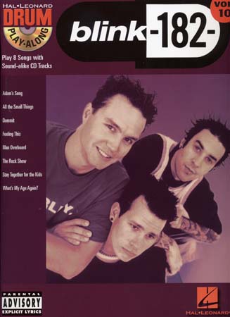 DRUM PLAY ALONG VOL.10 - BLINK 182 + CD - DRUM