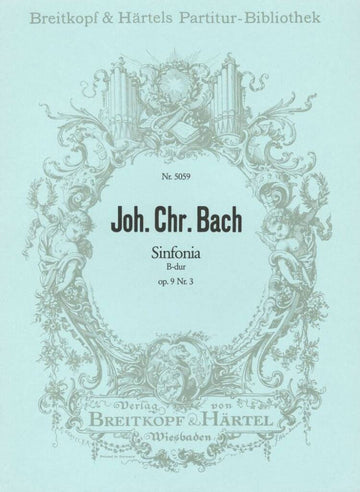 Bach Johann Christian - Sinfonia B-dur Op. 9/3 - Orchestra