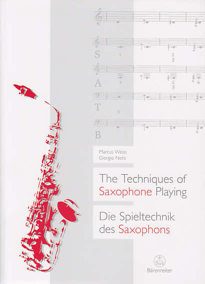 Weiss & Netti - The Techniques Of Saxophone Playing - Occasion