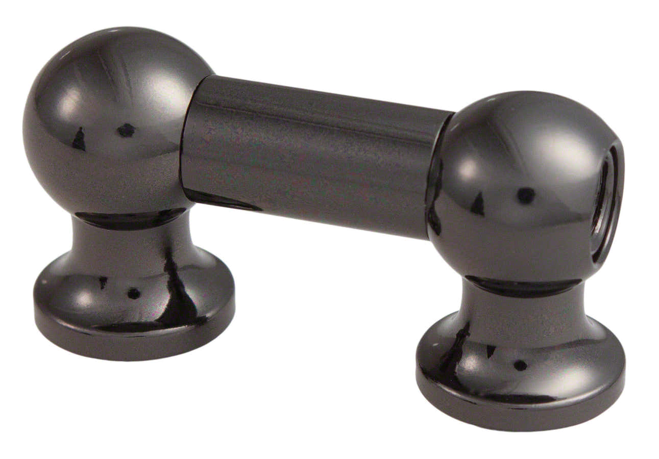 TL12S25-BK - TUBE LUG BLACK - 25MM - SINGLE ENDED (X1)