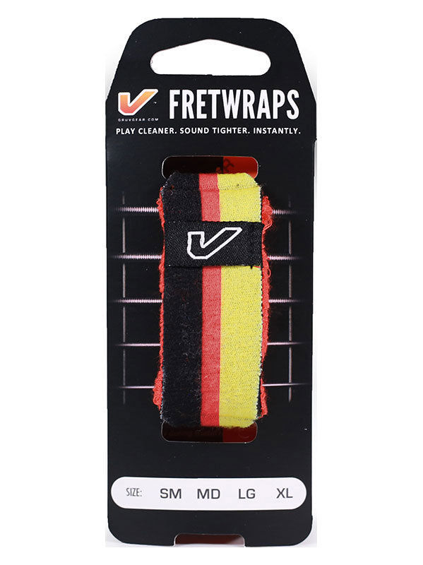 FretWraps Weltflaggen Schwarz-Rot-Gelb - Klein