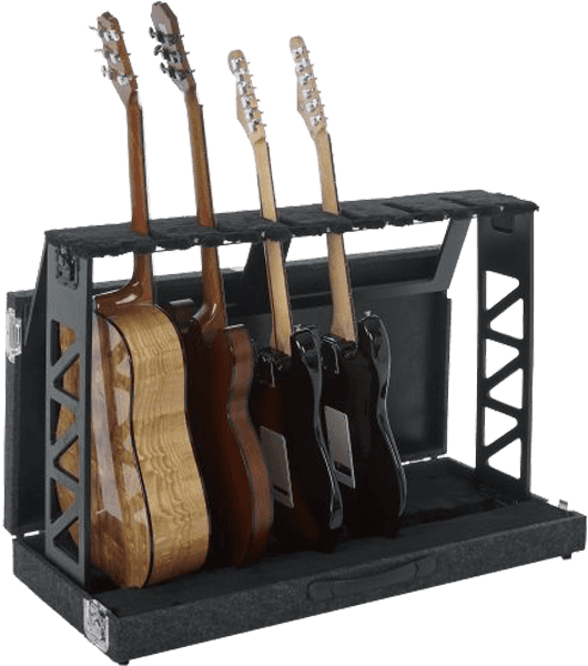Zusammenklappbarer Ständer für 6 Gitarren