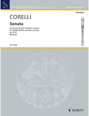 Corelli - Sonata F Major Op. 5/10 - Descant Flute A Bec et Piano