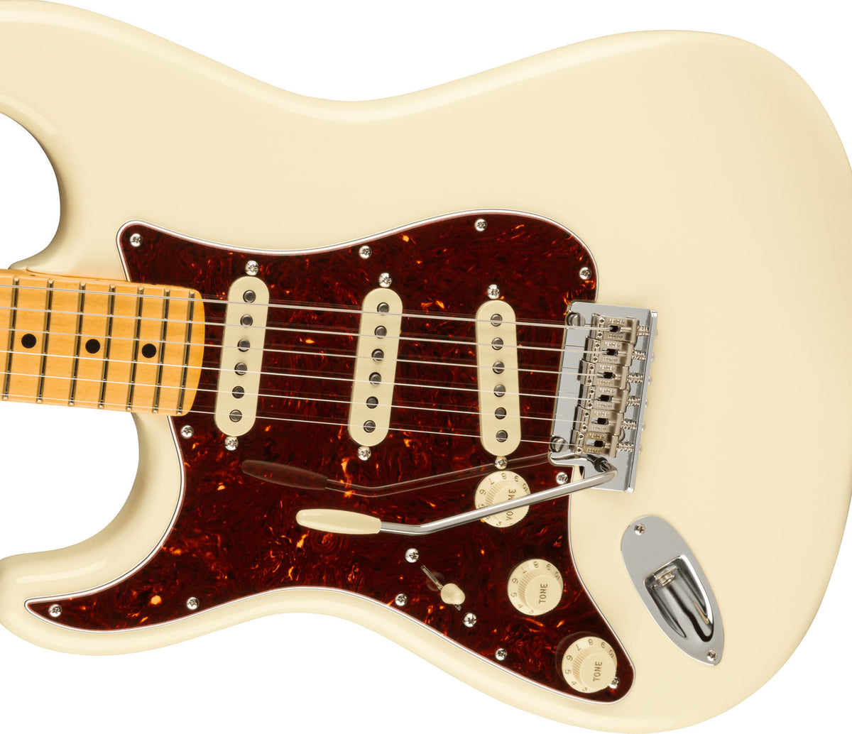 Stratocaster LH American Professional II MN Olympic-Weiß