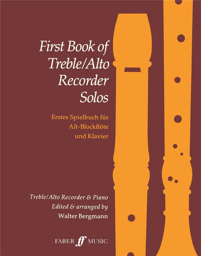 Walter Bergmann - Erstes Buch der Solostücke für Altblockflöte