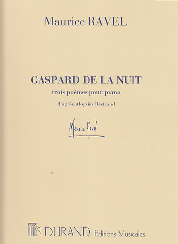 Ravel M. - Gaspard De La Nuit - Piano