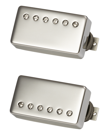 Custombucker Abgestimmter Satz Double Black True Historic Nickelkappen