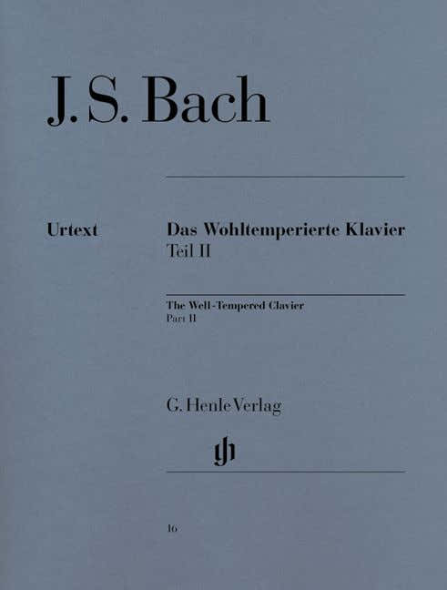 BACH J.S. - THE WELL-TEMPERED CLAVIER PART II