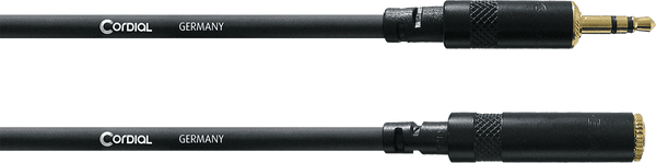 Cordial Stereo-Audiokabel Mini-Klinke Stecker/Mini-Klinke Buchse 5 M