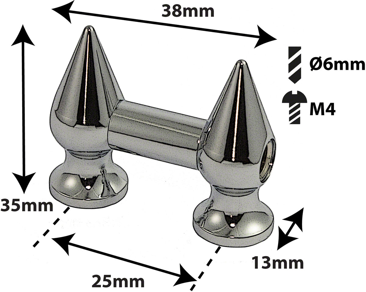 TL4D25 - SPANNBCKCHEN TUBELUG - 25MM - DOPPELTE SPANNSCHRAUBEN (X1)