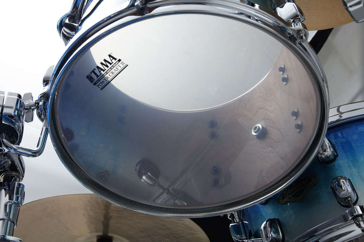 Starclassic Walnut/birch Fusion 20 Geschmolzener Blau-Eis-Verlauf