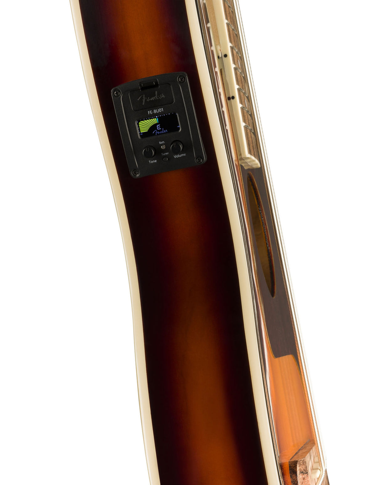 Precision Bass Fullerton Uke WN 3-farbiger Sunburst