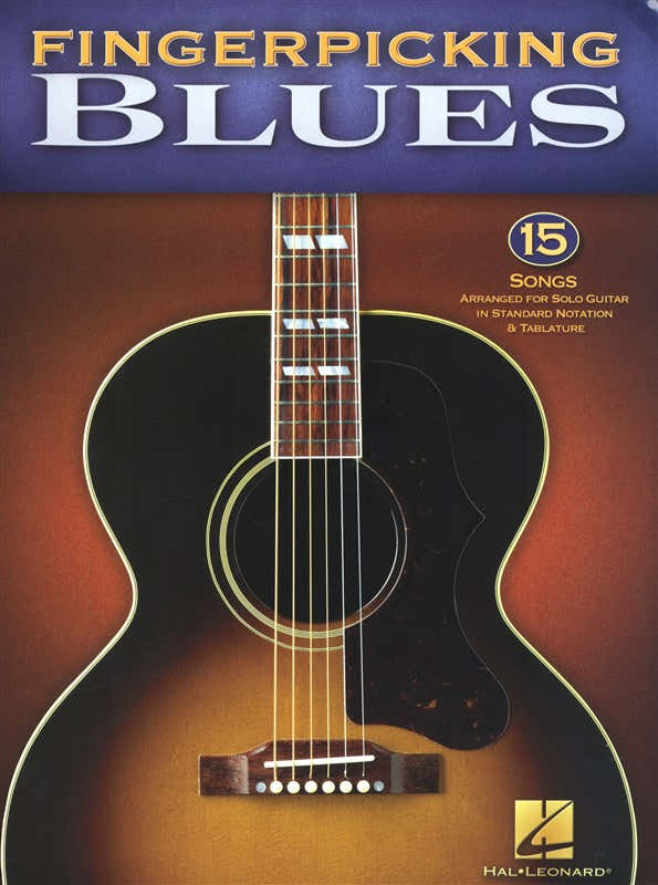 Fingerpicking Blues 15 Songs Arr For Solo Guitar - Guitar Tab