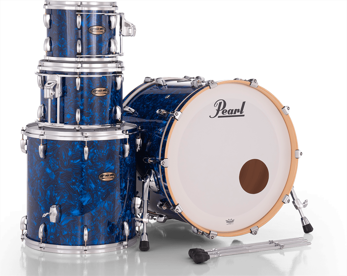 Masters Maple Gum Stage 22 GYROLOCK-l Blaues Abalone