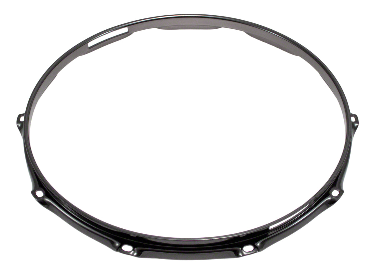 H30-14-10S-BK - 14" SPANNREIFEN SNAREUNTERSEITE 10-LOCH SCHWARZE SUPER DREIFACHE FLANSCH 3.0MM