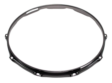 H30-14-10S-BK - 14" SPANNREIFEN SNAREUNTERSEITE 10-LOCH SCHWARZE SUPER DREIFACHE FLANSCH 3.0MM