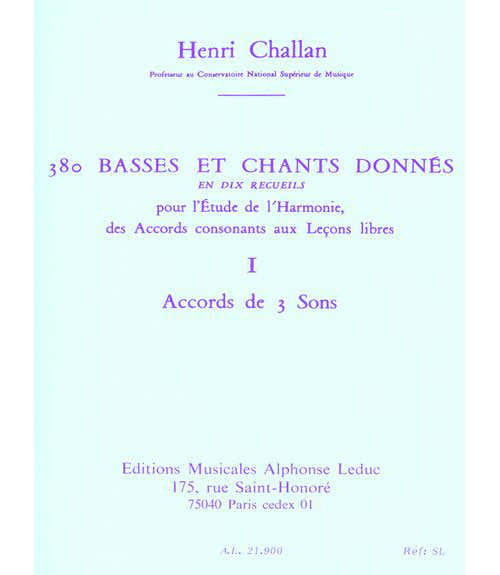 380 Basses et Chants Donnes Vol.2b Realisation