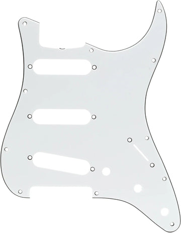 Schlagbrett 60S Strat SSS Weiß