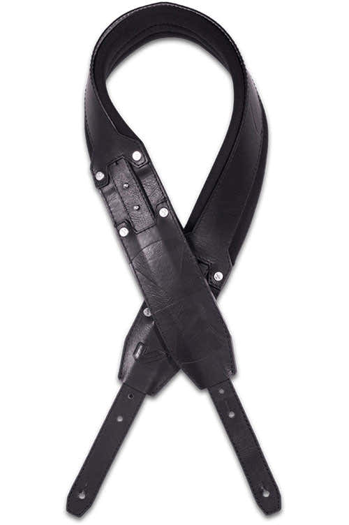 Recoil David Ellefson Signature - Gurt 4 cm Neopren und veganes Leder - Schwarz
