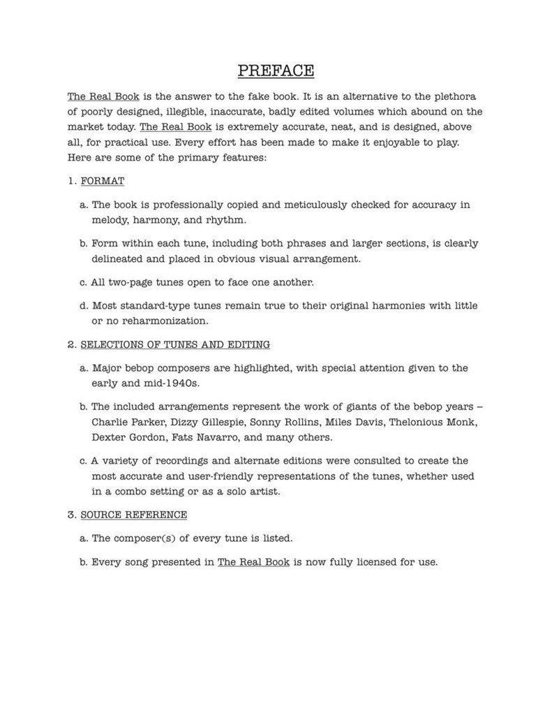 The Real Bebop Book - Eb Instruments