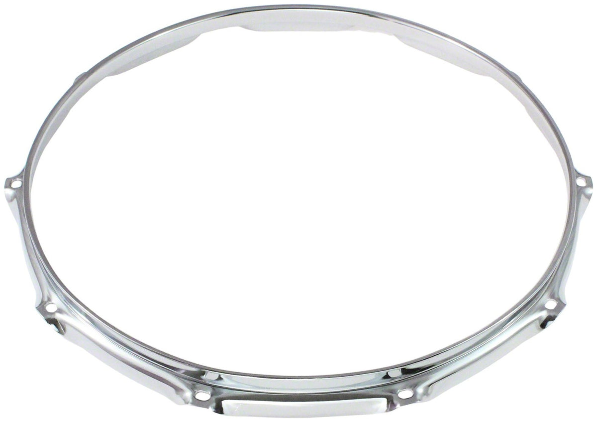 HB25-14-10 - 14" Spannreifen 10-Loch Verchromtes Messing Super Triple Flange 2.5mm