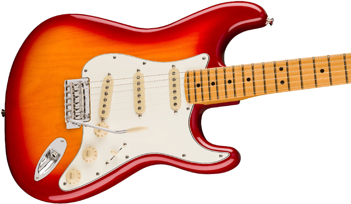 Stratocaster Player II MN Gealtertes Kirsch-Burst