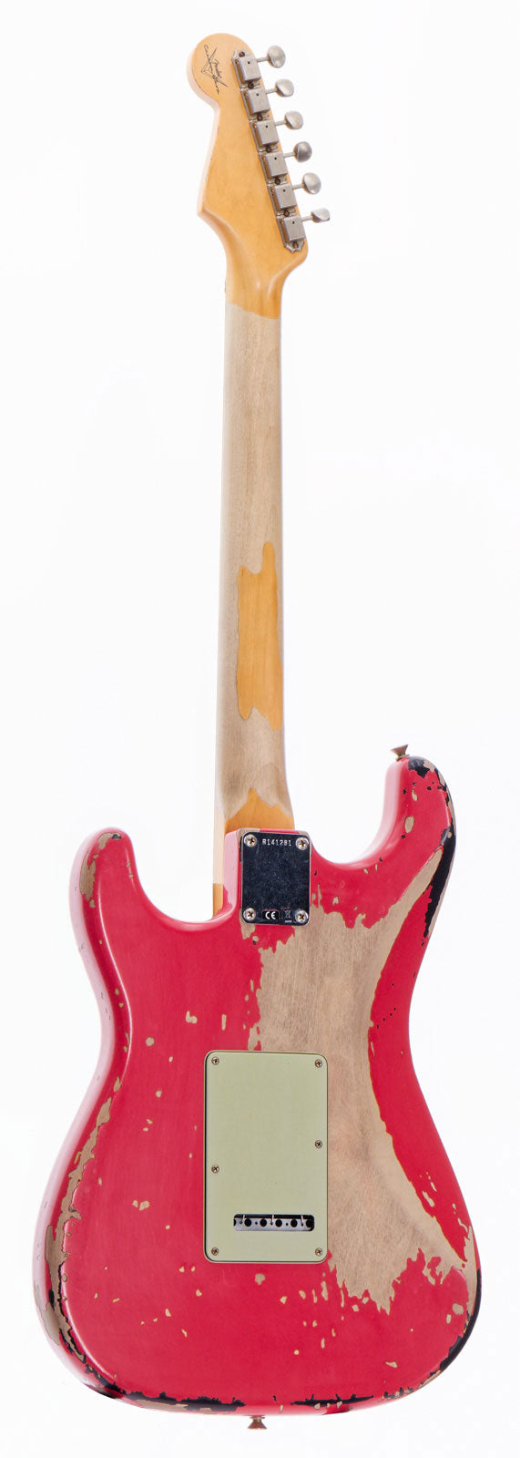 Stratocaster Michael Landau '63 FIESTA RED über 3-Farb-Sunburst Signature-Künstler 2025