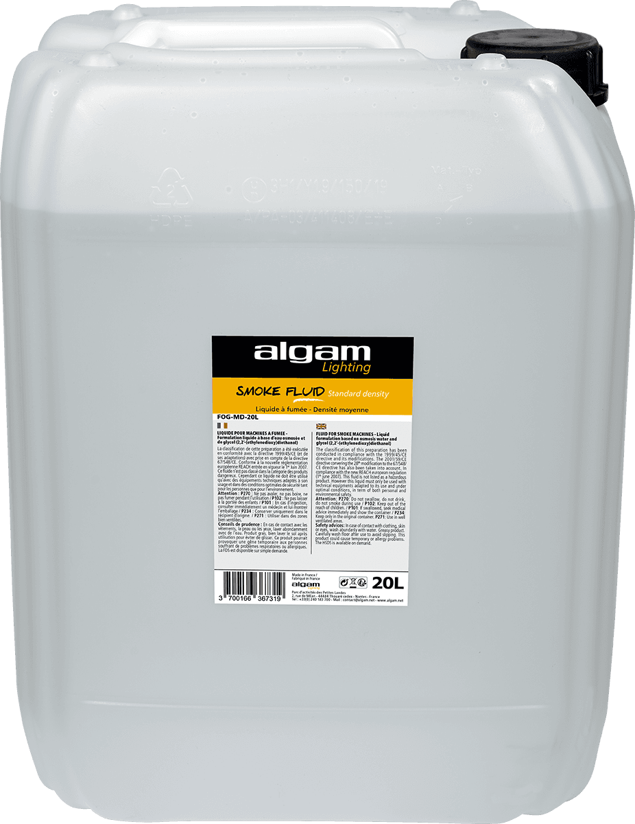 Algam Lighting Rauchflüssigkeit mittlerer Dichte 20L