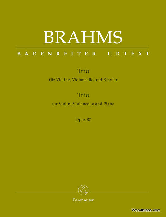BRAHMS J. - TRIO OP.87