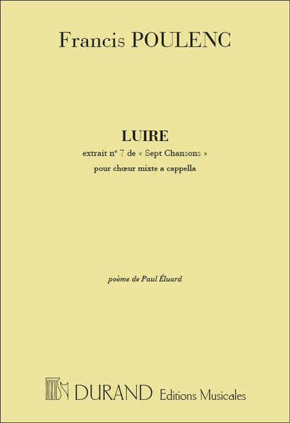 Poulenc F. - Luire - Choeur