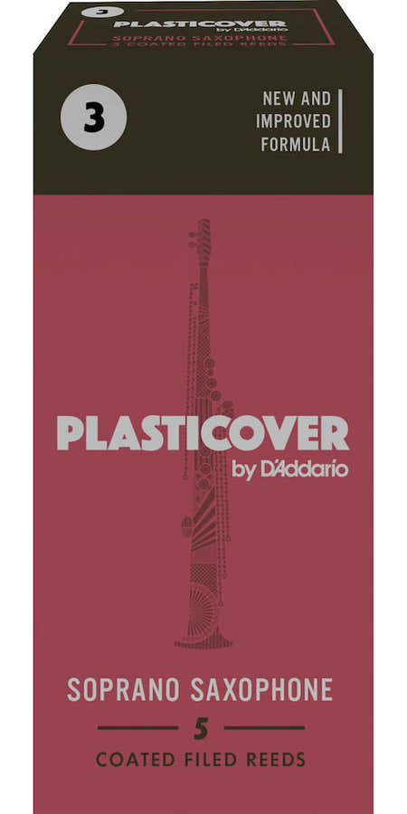 ANCHES DE SAXOPHONE SOPRANO RICO PLASTICOVER 3