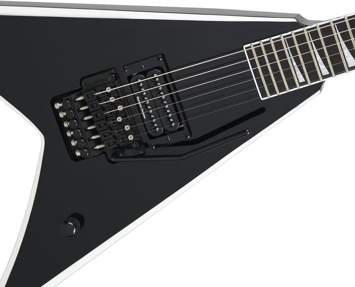 King V Signature Wes Borland Pro Series Schwarz Mit Weißen Fasen