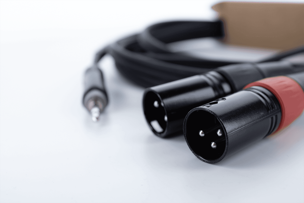 Y-Kabel Stereo-Mini-Klinke / 2 XLR-Stecker 3 M