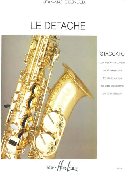 Londeix J.M. - Detache (staccato) - Saxophone