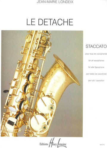 Londeix J.M. - Detache (staccato) - Saxophon