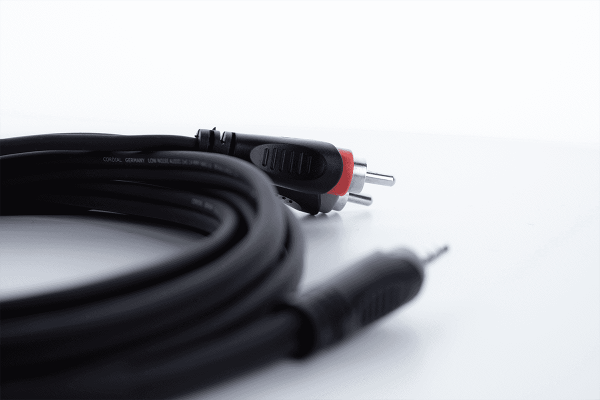 Y-Kabel Stereo-Mini-Klinke / 2 RCA 1,5 M