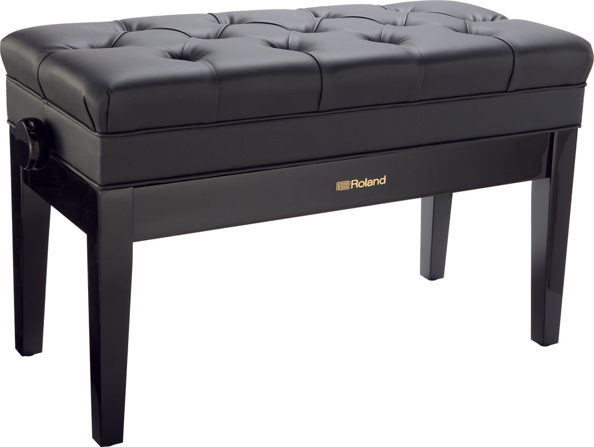 Roland Doppelklavierbank RPB-D500 Schwarz glänzend
