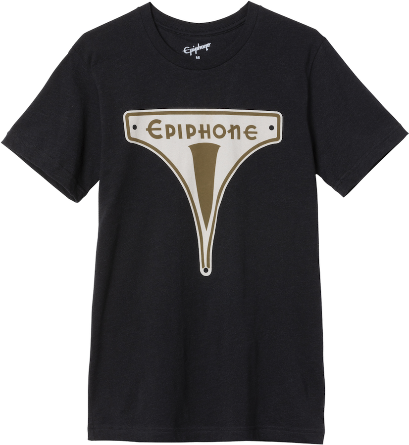 "L" Lifestyle Vintage-Badge-T-Shirt Schwarz