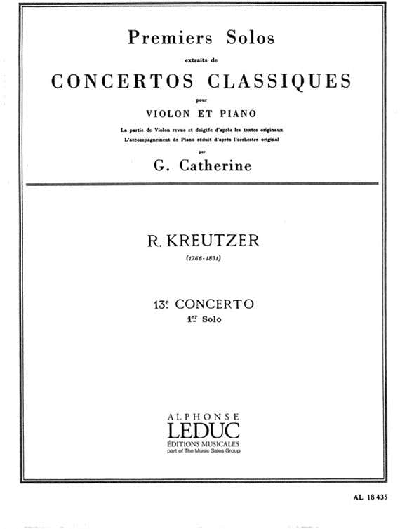 Erste Soli Klassische Konzerte - 13. Konzert