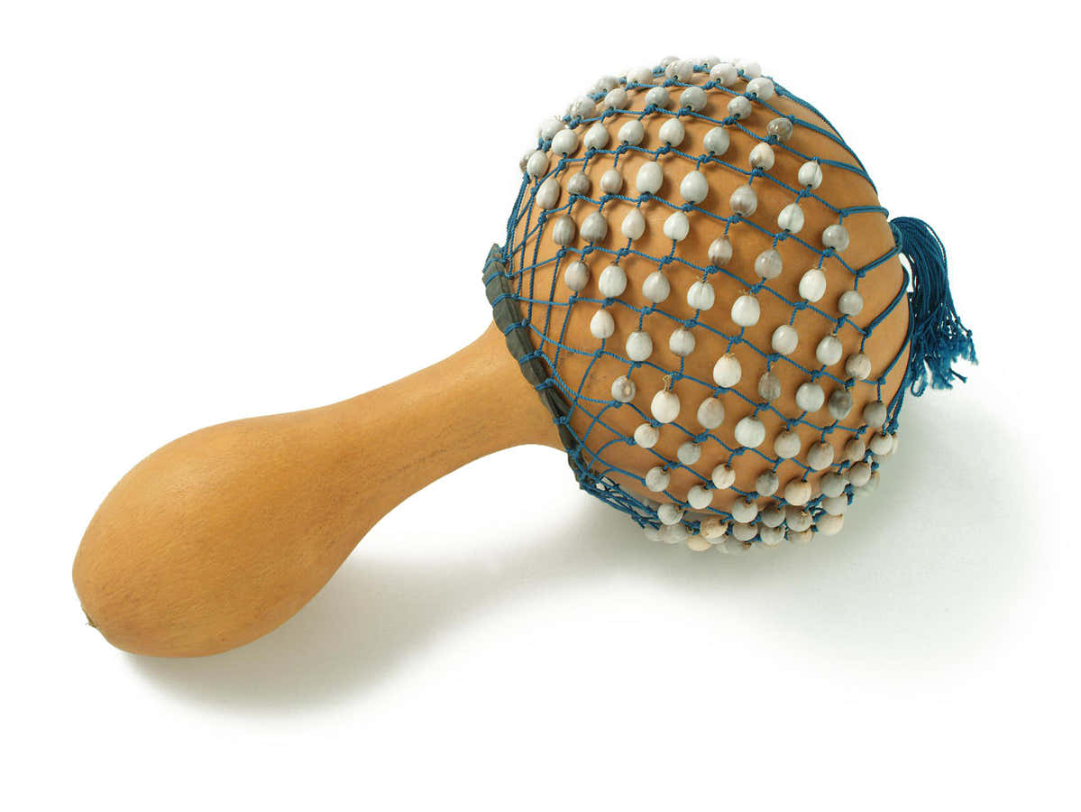 Y-MCH012 - SHEKERE XEQUERE - KALEBASSE 20CM - SAMEN NET