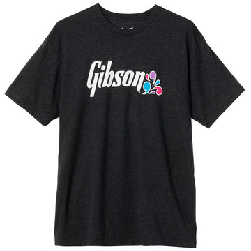 "M" Floral Logo T-Shirt (Dunkelgrau)