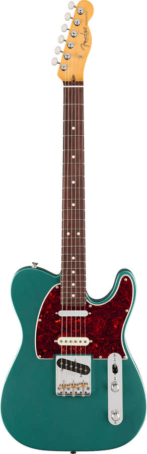 American Professional Classic Telecaster SSS RW Verblasstes Sherwood Green Metallic